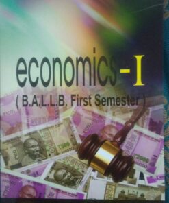 Economics -I BY Pallavi Singh (First Semester) Amar Law Publication, Indore