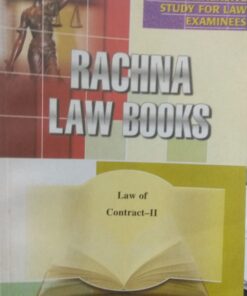 Series Law of Contract-II By R.K. Agrawal Rachna Law Books
