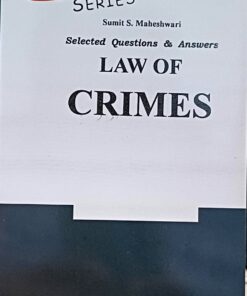 LAW OF CRIMES (ALP,S SERIES SELECTED QUESTIONS & ANSWER) AMAR LAW PUBLICATION EDITION 2024