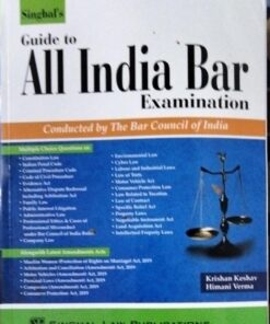 All India Bar Examination Conducted by The Bar Council of India Singhal Law Publications