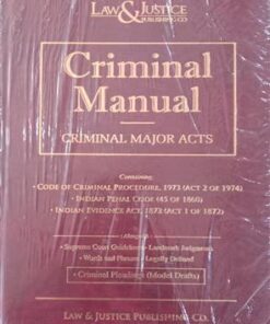 Criminal Manual Criminal Major Acts Law & Justice Publishing Co.