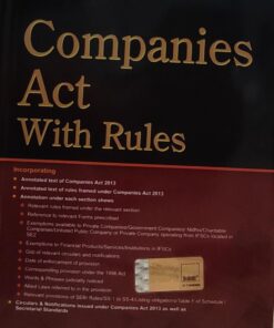 Companies Act With Rules 24th Edition June  2025  Taxmann's