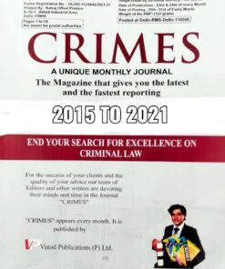 CRIMES 2015 to 2021 Available one Year In 4 Vols