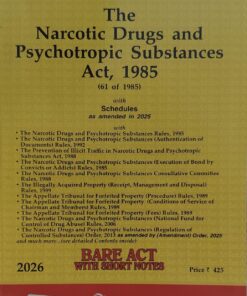 The Narcotic Drugs and Psychotropic substances Act, 1985 (61 of 1985) Bare Act With short Notes 2026  Universal LexisNexis