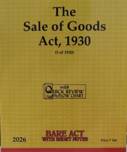 The Sale of Goods Act, 1930 Bare Act With Short Notes 2026 Universal Lexis Nexis