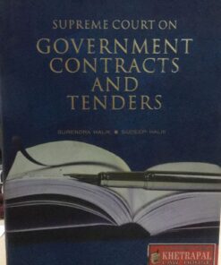 SUPREME COURT ON GOVERNMENT AND TENDERS SURENDRA MALIK SUDEEP MALIK