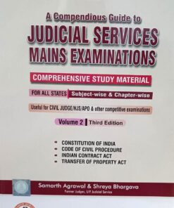 A COMPENDIOUS GUIDE TO JUDICIAL SERVICES MAINS EXAMINATIONS VOLUME II THIRD  EDITION  PARIKSHA MANTHAN SAMARTH AGRWAL