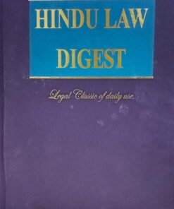 Mulla Hindu Law Digest Legal classic of daily use