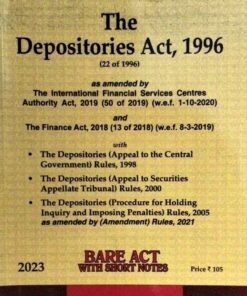 UNIVERSAL'S THE Depositors Act 1996 (22 of 1996) 2023