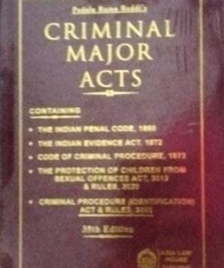 CRIMINAL MAJOR ACTS Padala Rama Reddi's 35 edition Asia law house