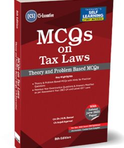 Tax Laws (TAX) | MCQs K.M. Bansal, Anjali Agarwal 8th Edition Taxman's Self Learning Study material