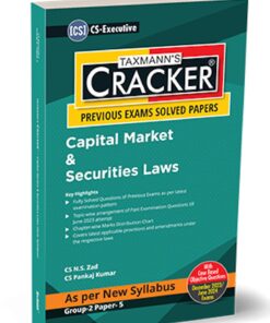 Capital Market & Securities Laws (CMSL) | CRACKER N.S. Zad, Pankaj Kumar December 2023/June 2024 Exams