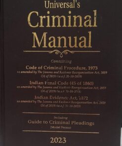 Universal,S Criminal Manual Edition 2023