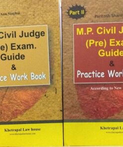 Practice Book of MP Civil Judge Pre Exam Guide Practice Work Book Combo (PARITOSH SHARMA & ANU SINGHAI)) Khetrapal Law House 