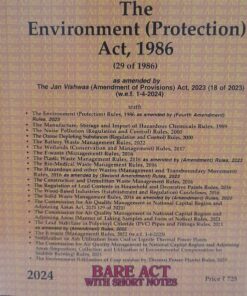 The Environment Protection Act 1986 Universal's New Delhi India Bare Act  With Short Notes