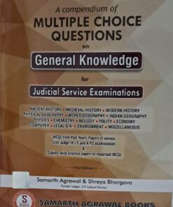 Multiple Choice Questions Genral  Knowledge For Judicial Serivce Examination Samarth Agrawal & Shreya Bhargava  Samarth Agrawal Books