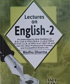 LECTURE ON ENGLISH 2 ASIA LAW HOUSE HYDERABAD MADHU DHARMA