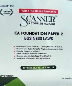 SCANNER CA FOUNDATION PAPER -2 BUSINESS LAWS CA AMAR OMAR CA RASIKA GOENKA FOR  MAY 26 SEP 26 & JAN 27 