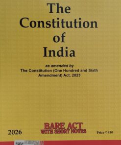 THE CONSTITUTION OF INDIA BARE ACT WITH SHORT NOTES 2026 UNIVERSAL LEXIS NEXIS