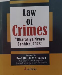 LAW OF CRIMES DR SR MYNENI BHARTIYA NAYAYA SANHINTA 2023 ASIA ALW HOUSE
