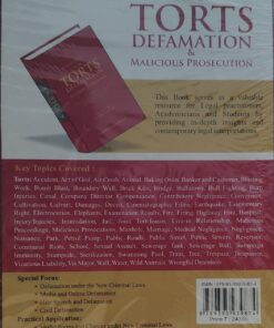 COMMENTARY ON LAW OF TORT DEFAMATION & MALICIOUS PROSECUTION VINOD PUBLICATION ( P ) LTD