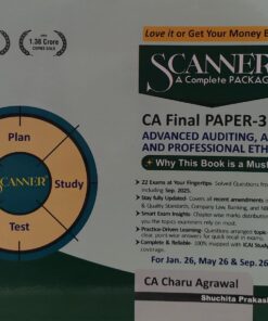 CA FINAL PAPER -3 ADVANCE AUDITING ASSURANCE  AND PROFESSIONAL ETHICS  SHUCHITA PRAKASHAN ( P ) LTD FOR SEP 25 JAN 26 &  MAY 26