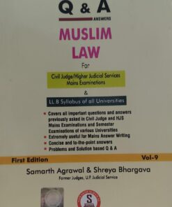 QUESTION&ANSWER MUSLIM LAW SAMARTH AGRWAL & SHREYA BHARGAVA SAMARTH AGRWAL BOOKS