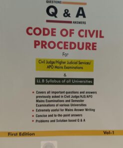 Q & A CODE OF CIVIL PROCEDURE SAMARTH AGRWAL BOOKS