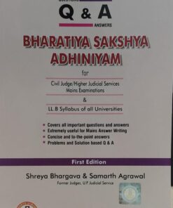 Q & A Bhartiya sakshya adhiniyam  SAMARTH AGRWAL BOOKS 2025  SAMARTH AGRWAL  & SHREYA BHARGAVA