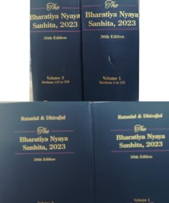 RATANLAL & DHIRAJLAL THE BHARTIYA NYAYA SANHITA 2023 36 TH EDITION LEXIS NEXIS HARD BOUND COMMENTARY 2 VOL