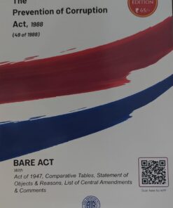 The prevention of corruption act 1988 edition 2025 bare act All India Reporter Nagpur