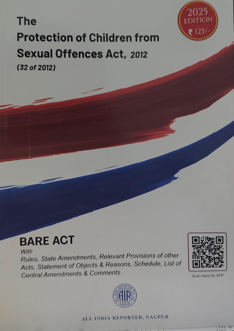 Protection of Children From Sexual Offences act 2012 edition 2025 bare act All India Reporter Nagpur