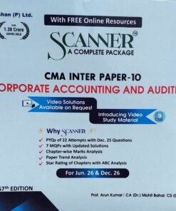SCANNER CMA INTER PAPER-10 FOR ,JUN.26 DEC 26 PROF. ARUN KUMAR CS (DR) HIMANSHU SRIVASTAVA SHUCHITA PRAKASHAN (P) LTD.