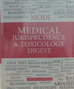 MODI MEDICAL JURISPRUDENCE & TOXICOLOGY DIGEST VINOD PUBLICATION P LTD