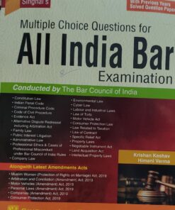 singhal's multiple choice questions foe ALL INDIA BAR examination singhal law publication