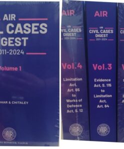 AIR CIVIL CASES DIGEST 2011-2024 ( MAY) MANOHAR & CHITALEY  ALL INDIA REPORTER NAGPUR