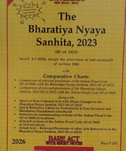 THE BHARATIYA NYAYA SANHITA 2023 BARE ACT WITH SHORT NOTES 2026 UNIVERSAL LEXIS NEXIS