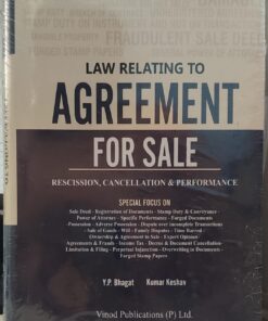 LAW RELATIING TO AGREEMENT FOR SALE YP BHAGAT  KUMAR KESHAV VINOD PUBLICATION (P) LTD